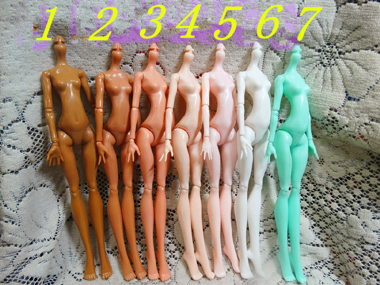 High Quality Imitation Demon Monster Dolls Naked Body Without Head For Dolls DIY 7Colors Fairytales Rotatable Joints Doll Bodies