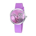 SKONE Explosion hot selling ultra thin dial fashion girls cute cartoon cat watch silincon band women