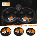 5Xpcs MINI Cooper Bulldog silicone cup coaster non slip pad mat for 2014 on MINI Cooper