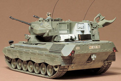 Tamiya 1/35 Military assembled tank model 35099 West cheetah air tanks