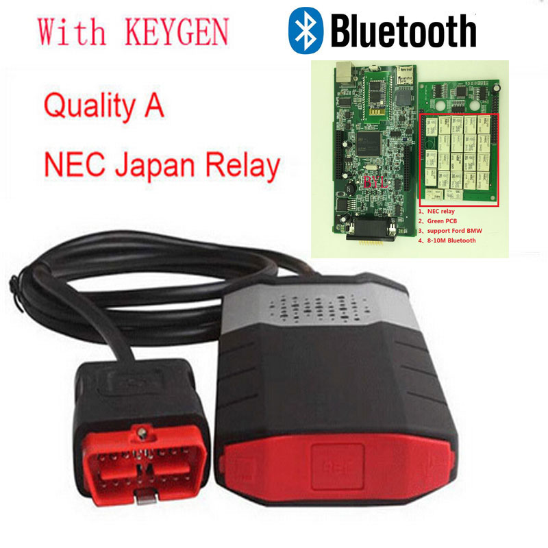 Image of For delphi DS150e CDP PRO for autocom cdp plus Car/Truck with Bluetooth Car Auto OBD2 OBD OBDII Scanner Diagnostic tool tools