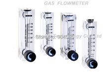 Gran flujo Panel medidor de flujo de oxígeno de aire rotámetro del medidor de flujo de gas con válvula de control diferentes rango de flujo disponible