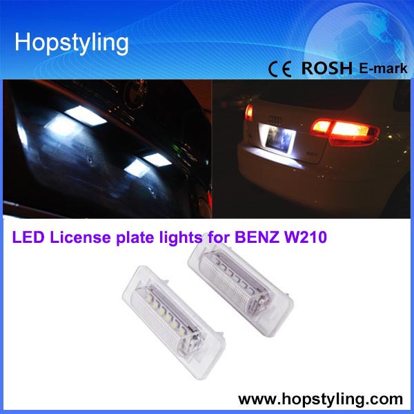 W210 4D license lamps