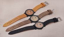 Men ‘ s japonesa miyota 2035 movimiento relojes de pulsera de cuero genuino de bambú relojes de madera