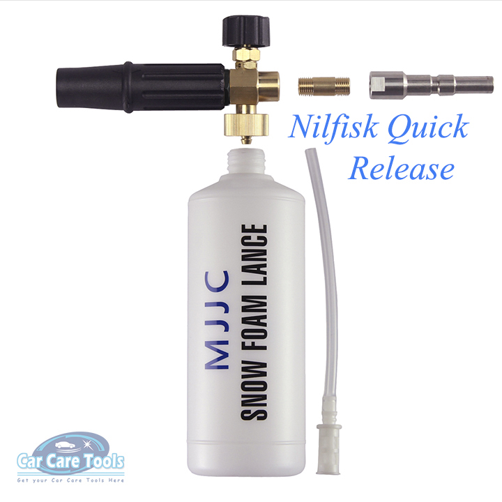 Image of Snow Foam Lance Foam Cannon for Nilfisk Kew Quick Release pressure washer 45 days money back guarantee for undelivered packages