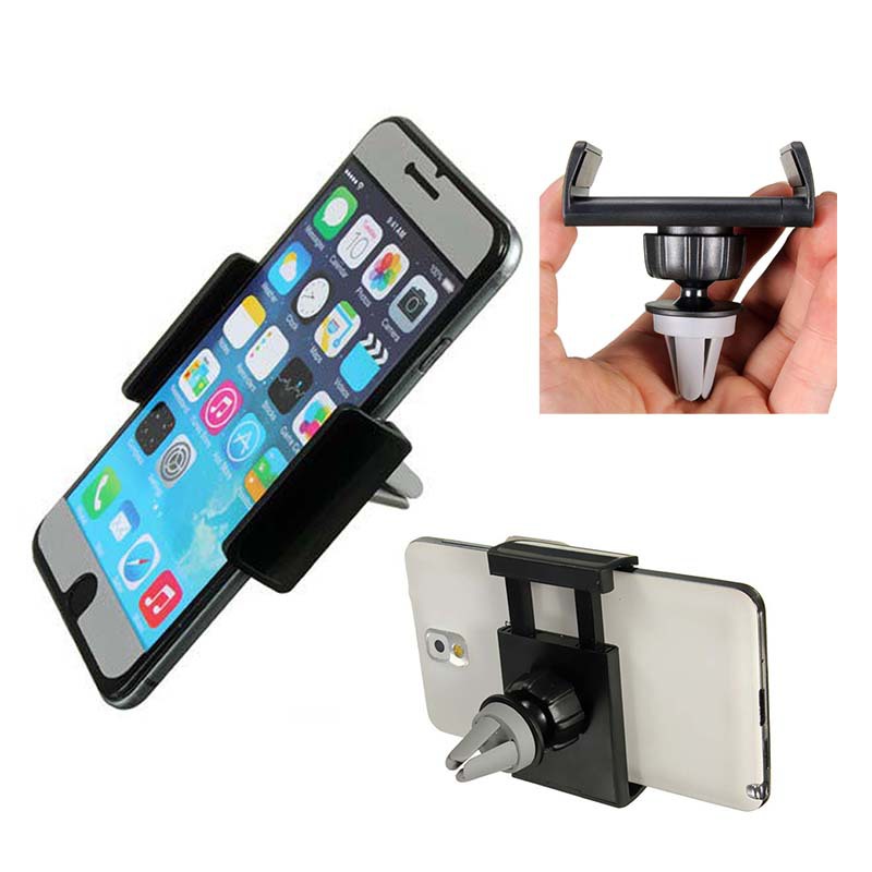 Image of New car holder Car Air Vent Mount Stand phone Holder For Iphone4s 5s 6s plus for samsung s5 s6 edge suporte para celular GPS DVR