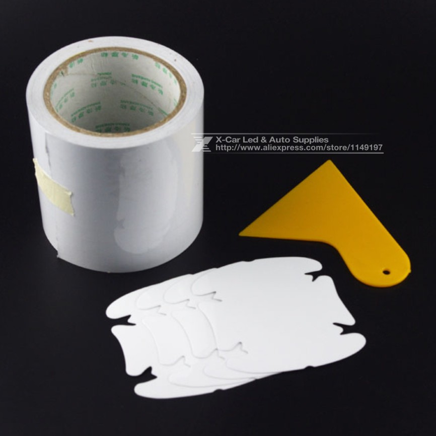 Image of 10cm/15cm/20cm x5M Rhino Skin Sticker Car Bumper Hood Paint Protection Film PVC Vinyl Clear Transparence Film Thickness 0.2mm