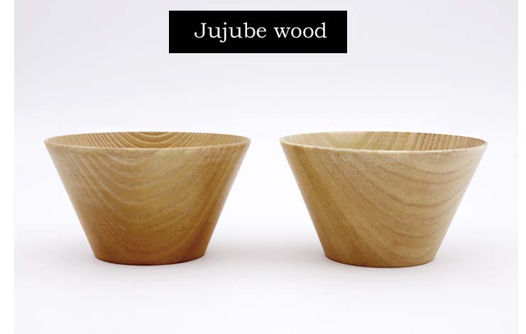 4.7 Inches Natural Solid Wood Bowls Handmade Woode...