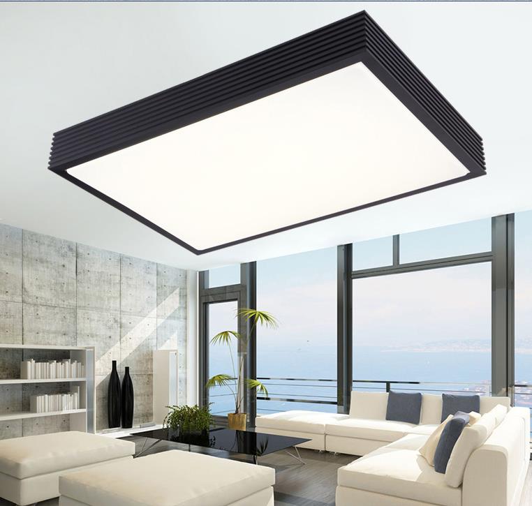 New 2015 modern led ceiling lights for home living room bedroom square shape 24W ceiling lamps for free shipping