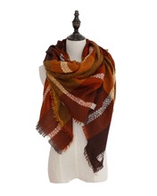 Woman High Quality Blanket Plaid Scarf Soft Perfect Tartan Cute Stylish Fashionable Shawl Hot Sale Prime Cashmere Perfect Gift
