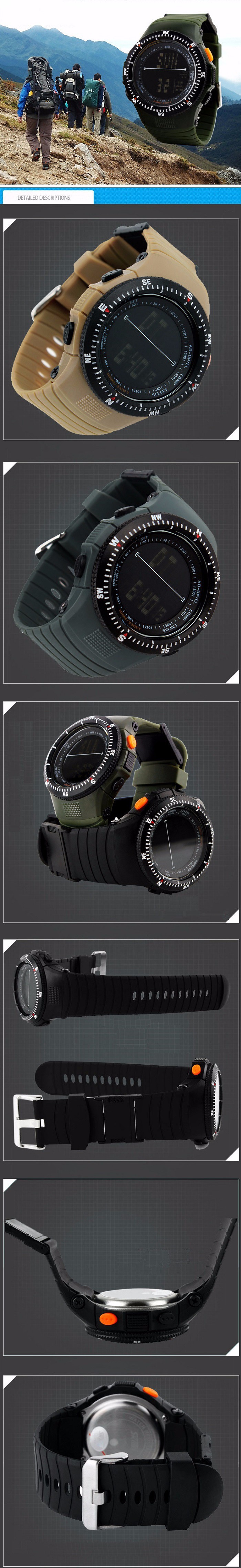 2014 Hot Sales Outdoor Digital Men Sports Watches Skmei Military Watches Army Watch Waterproof 50m Auto Date Alarm Stop Watch (2)