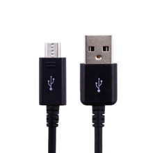 wholesale 2016 Newest black data Line and Metal Plug Micro USB Cable for HTC Huawei samsung