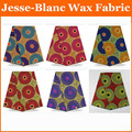 New Designer 100 cotton african real guaranteed dutch print wax veritable super wax hollandais fabric for