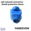 30pcs lot rj45 cat5 cat5e cat6 multicolour network connectors sheath protective sleeve for ethernet cable