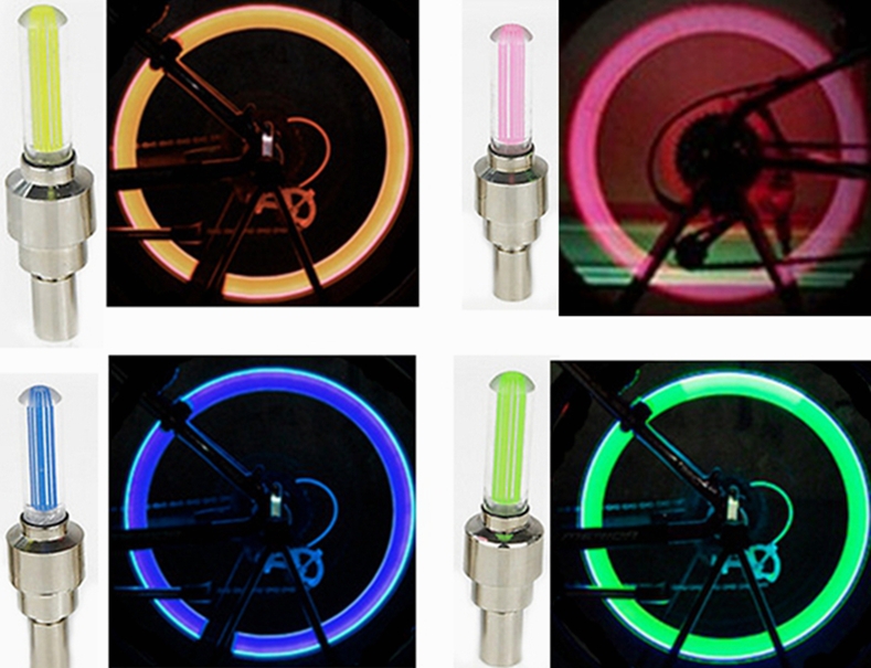 Led Bike Light New Bicycle Lights Install at Bicycle Wheel Tire Valve's Bike Accessories Cycling Led
