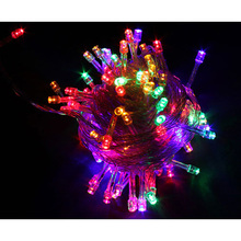 New Hotsale Best Price In Aliexpress promotion New Mix-Color 100 Led Light String Xmas/Wedding Party Fairy String Light Decor
