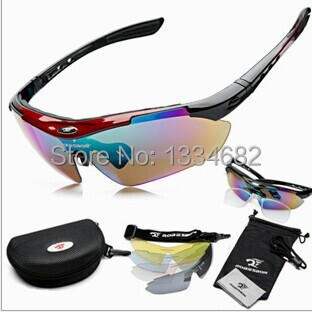 Image of 2016 Hot Cycling glasses Outdoor Cycling Eyewear Bicycle Bike glasses UV400 Sports SunGlasses 5 Lenses