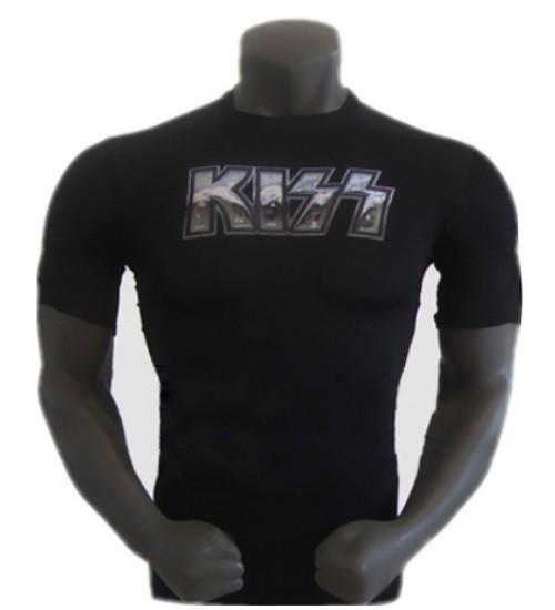 New 2015 Brand Gym Bodybuilding T shirt Men Fitness Sport T shirt Tights Clothing Men s