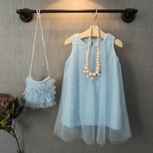 2016 summer dress girl dresses,flower sleeveless fancy dress girl clothes. children’s boutique clothing