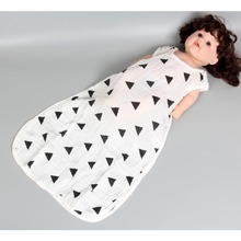 100% Muslin Cotton Baby Sleeping Bag For Summer Newborns