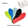 1 Pair lot Memory Foam Shock Absorbant Insole foot massage insole for man and women casual