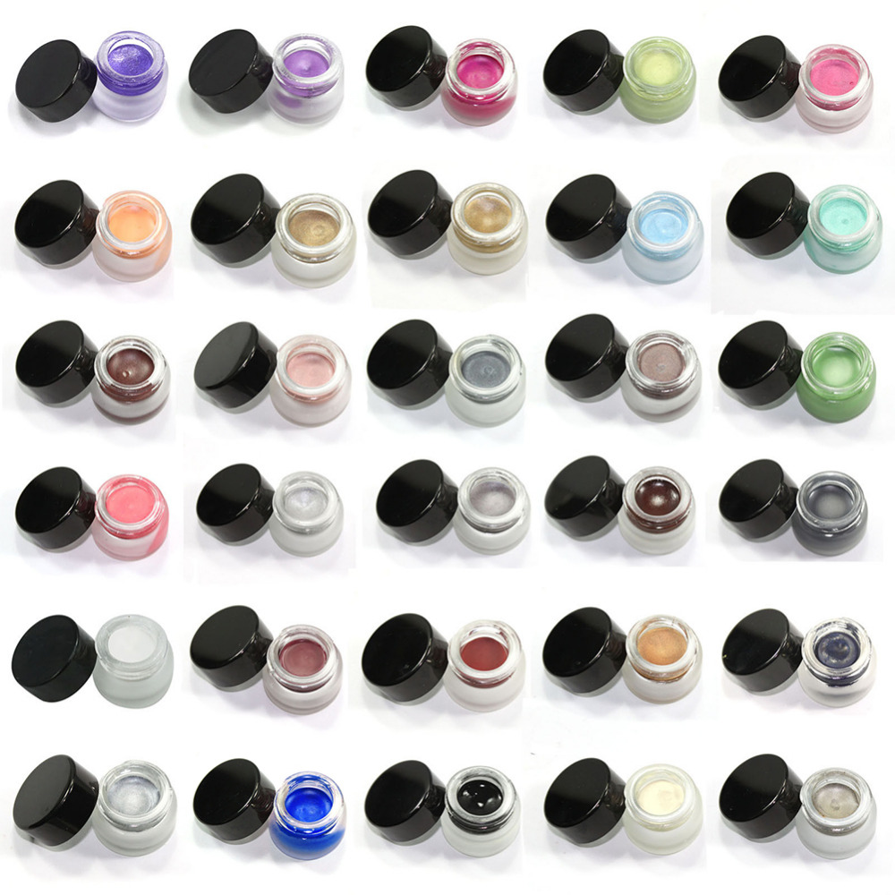 Image of Newest 30 Colors Beauty Cosmetic Waterproof Eye Liner Eyeliner Shadow Gel Makeup BU15