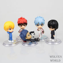 Anime Kuroko’s Basketball 5PCS/SET Kuroko Tetsuya Kagami Taiga Kise Ryota PVC Action Figure Toys Dolls Model Collectibles