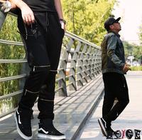 baggy plus size Men harem Pants outdoor sport training hip hop cotton Sweatpants tactical jogger Trousers Pantalones black hba