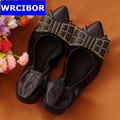 2017 new Fashion Pregnant women shoes bow pointed toe flat Casual shoes women ballet flats women