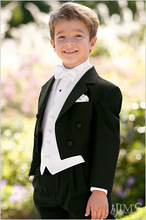 Top Sell Kids Tailcoat Handsome Primary Scholar Orchestic Clothing Boy Nomal Prom Suits (Jacket+Pants+Vest+Bow Tie) NO:087