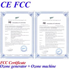 CE EMC LVD FCC air cooling home use ozonizer
