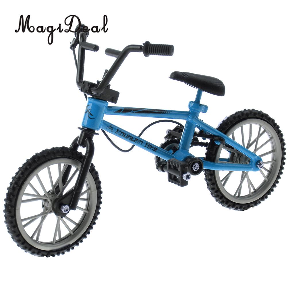 1:24 Scale Diecast Mountain Bicycle Finger BMX Bike w/ Fixing Kit Model Toy Gift 