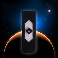 Free Shipping Windproof Rechargeable Flameless Cigarette No Gas e Lighter USB Lighter ME3L