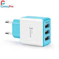 CinkeyPro USB Charger For iPhone iPad Samsung 3 Ports 5V 3 1A Smart Candy Wall Adapter