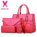 YANXI 2016 New Woman Handbag PU Leather Shoulder Bags Lady Handbag Messenger Bag Purse Card Bag