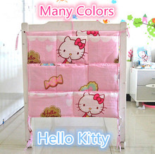 Promotion! Kitty Mickey 62*52 Kids Baby Bath Tub Toy Bag Hanging Organizer Storage Bag,baby bedding set