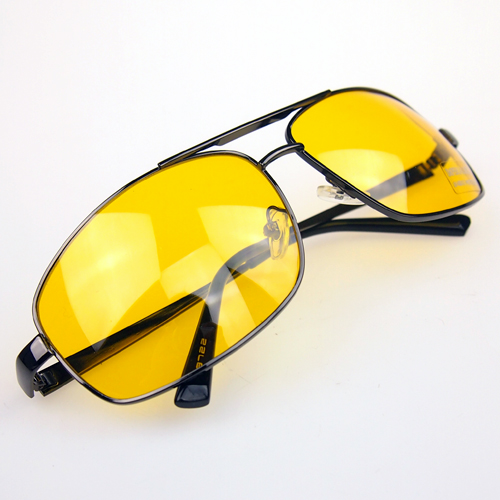 Image of 2016 High Quality Night Driving Vision Yellow Lens Sunglasses Driver Safety Sun glasses Goggles type glass Brand New