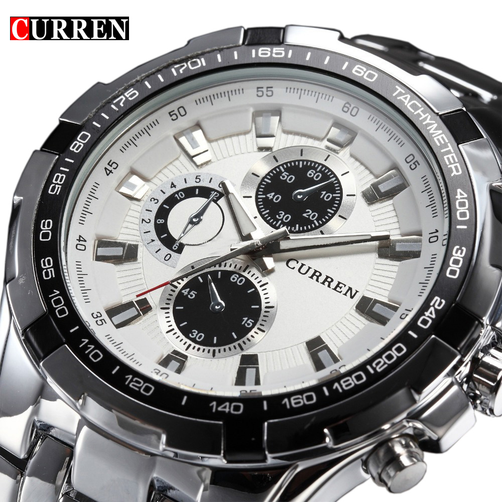 Image of 2016 Brand Luxury full stainless steel Watch Men Business Casual quartz Watches Military Wristwatch waterproof Relogio New SALE