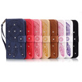 Campanula diamond embossed Bling Leather phone Cases For Samsung Galaxy J5 J500F J500H Magnetic Flip Stand