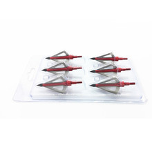 6pcs crossbow hunting arrow tips or compound bow Aorrw broadheads 100GR 3x blade 2 inch cut