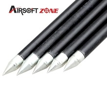 12PCS New Style Fiberglass Arrows with Nocks Proof Fiber Glass RECURVE BOWS Silver Arrowhead Airsoftsports