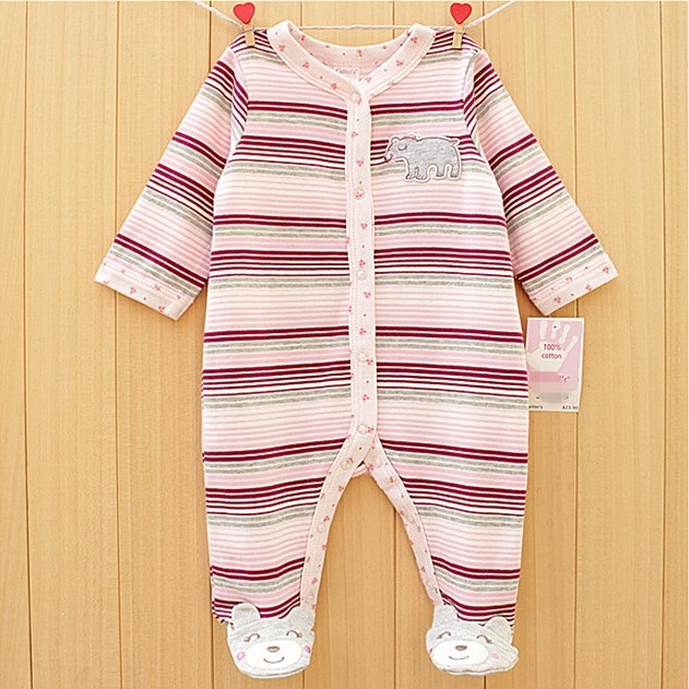Spring and autumn baby romper bodysuit style romper bodysuit clothes and climb romper crawling service