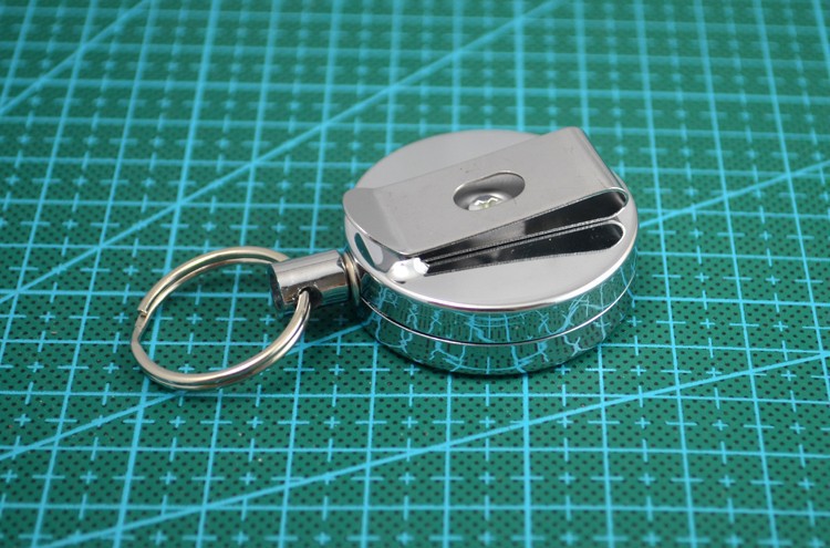 Retractable-Metal-Card-Badge-Holder-Steel-Recoil-Ring-Belt-Clip-Pull-Key-Chain-1OUQ (3)