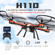 5.8GHz Images Transmission JJRC Drone H11D 4CH 6-Axis Gyro Helicoptero FPV Quadcopter with 2.0MP HD Camera