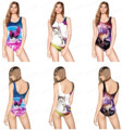 Sexy Rainbow Unicorn Women s One Piece Swimsuit Cute Alpaca 3D Digital Printing Ladies Swimwear Antelope