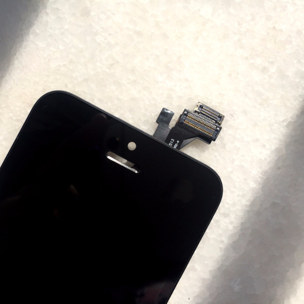 Черный 100% Гарантия + + + Дисплей для Iphone 5 5c 5s Сенсорный ЖК-Экран Digitizer Ассамблеи + Инструменты + С Оригинальной Дигитайзер стекла