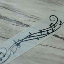 Kawaii Washi Tape Decorative Masking Tape , pattern of Music Score Notation, 15mm*15m , cintas adhesivas scrapbooking