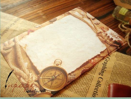 Romantic writing paper