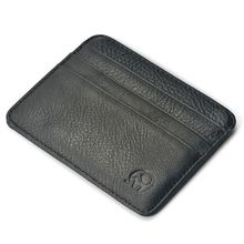 NEW Genuine Leathe magic wallet Credit Cart Wallet mini slim wallet card id holders man women