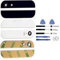 Back Rear Cover Top Bottom Glass with Camera Flash Lens For iPhone 5 5G With 3M